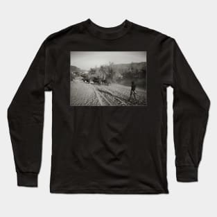 Landscapes vintage B/W Photography Long Sleeve T-Shirt